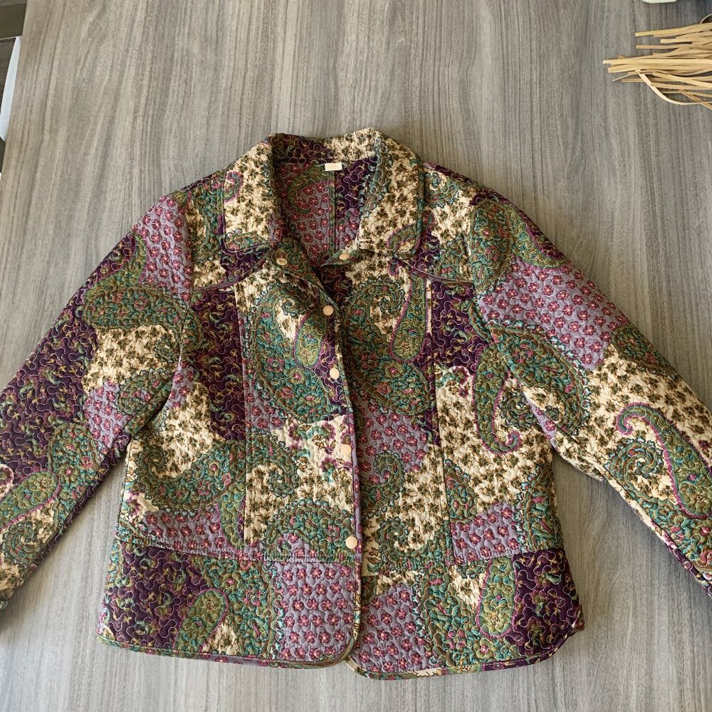Quilted Patchwork Jacket - image 1